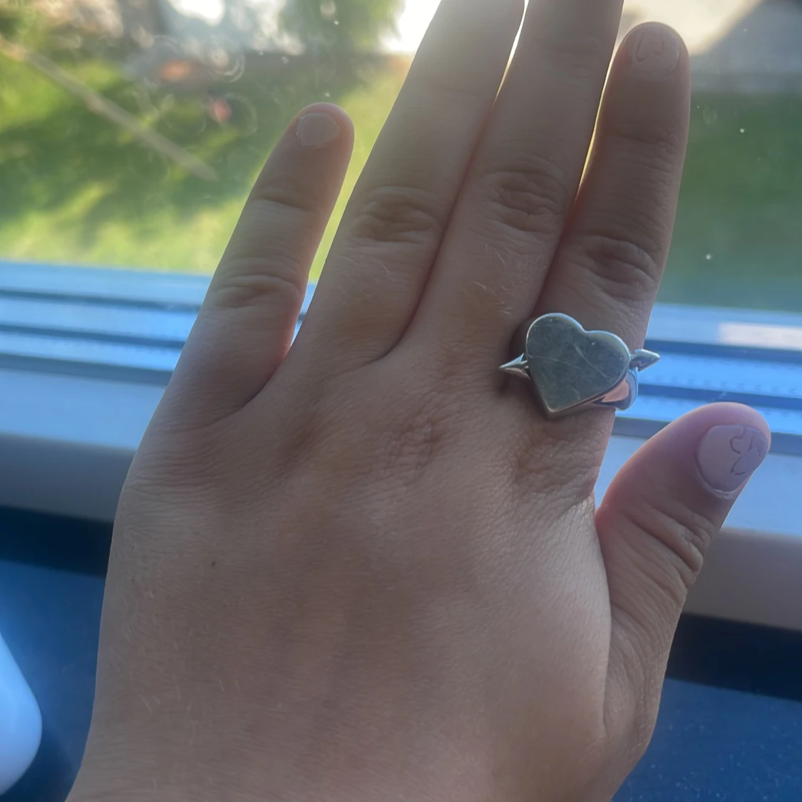 Hjärt ring i silver🩶 - 2