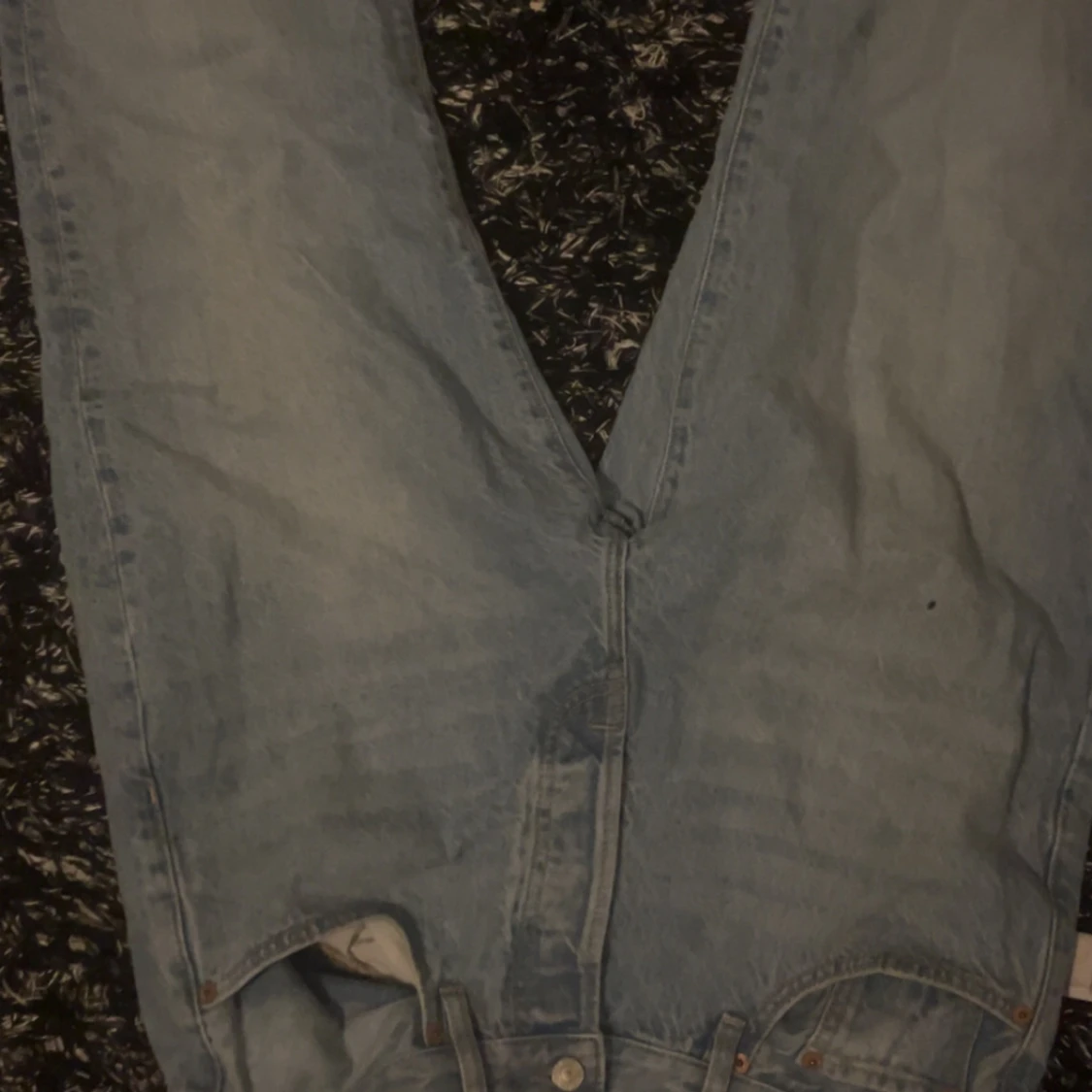 Ljusblå jeans från Lager 157 [PRIS KAN DISKUTERAS] Har knappt använt jeansen…. - 2