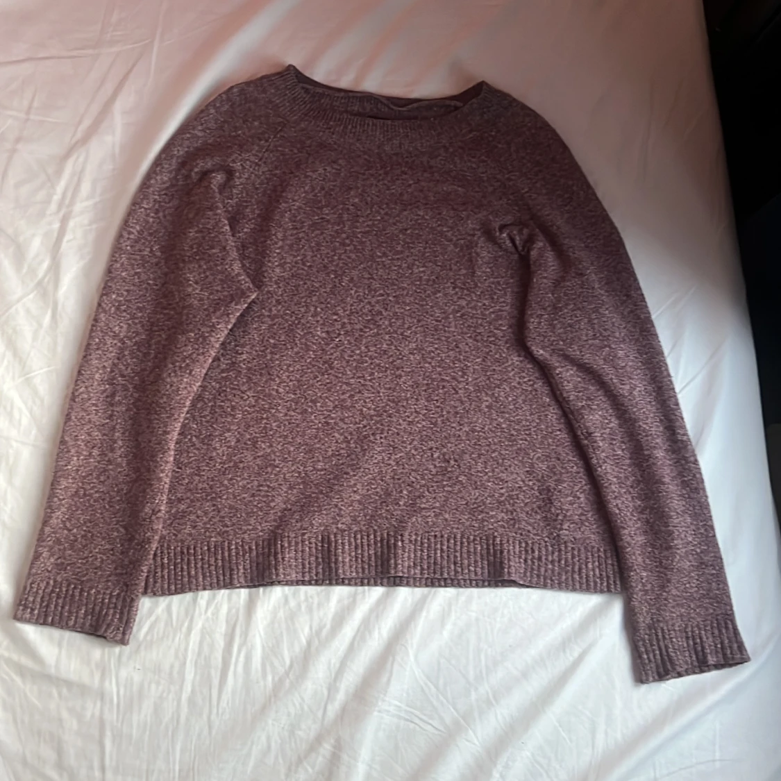 Lila stickad tröja från Vero Moda