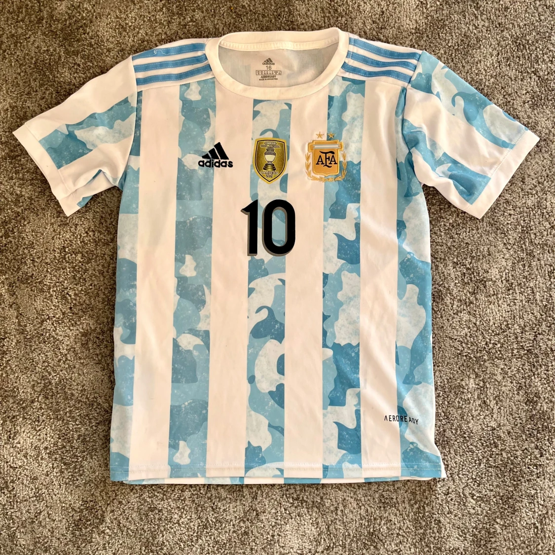 Argentina Messi 10 Adidas fotbollströja
