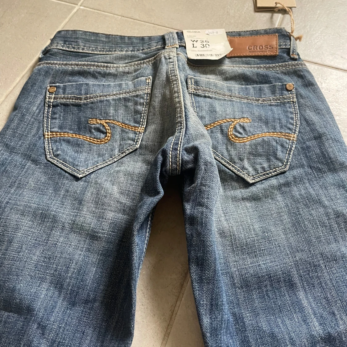 Lågmidjade bootcut jeans  - 2