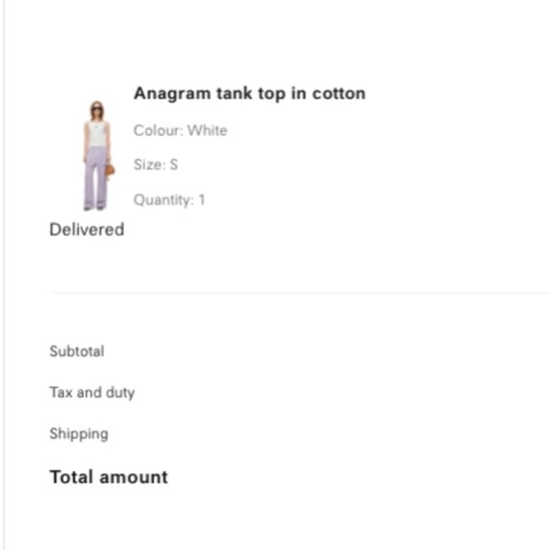 Vit ribbad linnetopp från Loewe - 4