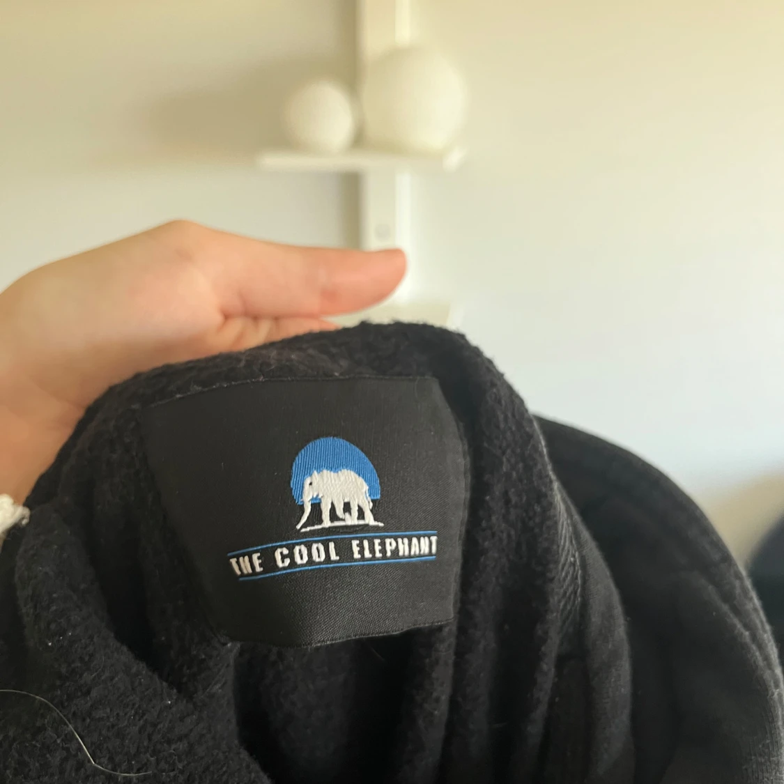 Svart hoodie från The Cool Elephant - 2