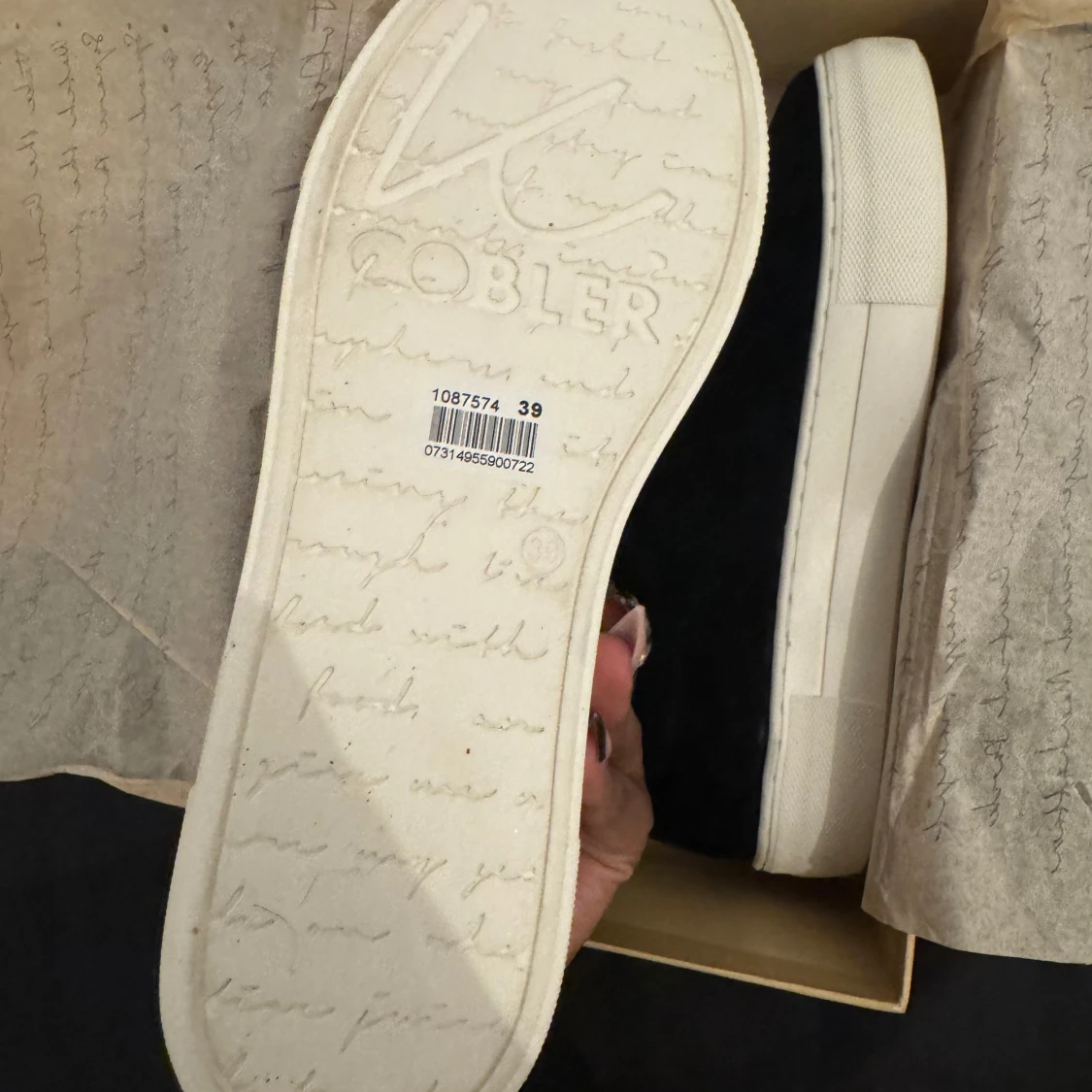 VC Cobler slip - on sneackers,  black size 39 - 3