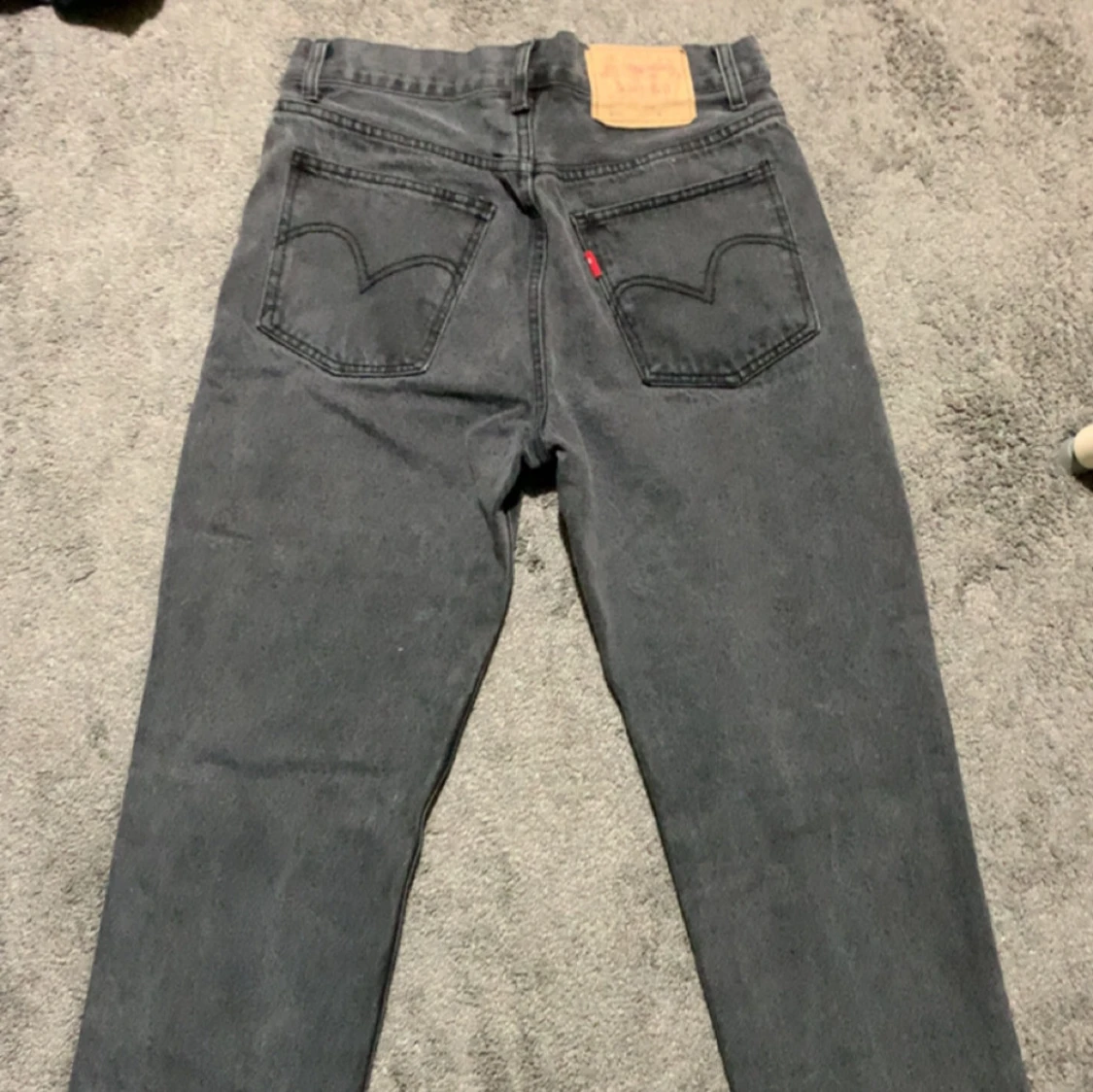 Levi's 501 mörkgrå jeans straight fit - 1
