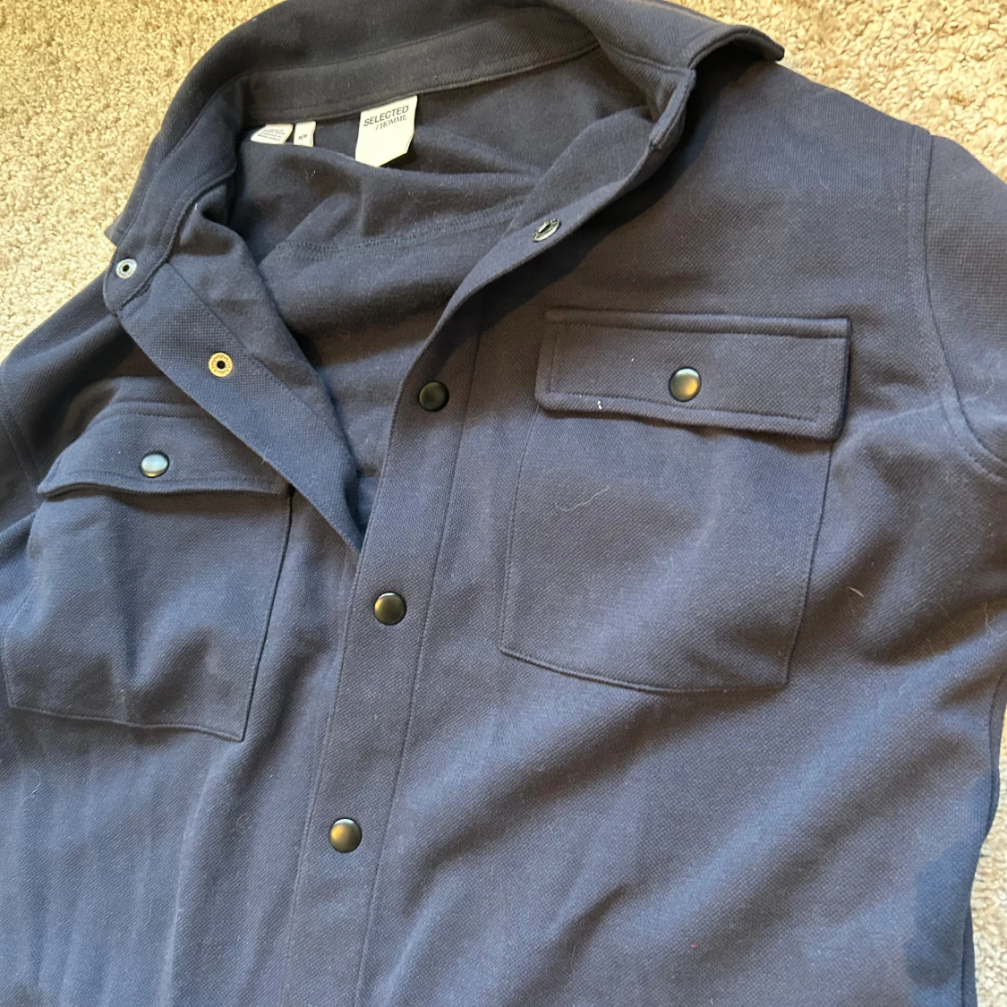 Marinblå Overshirt M - 1