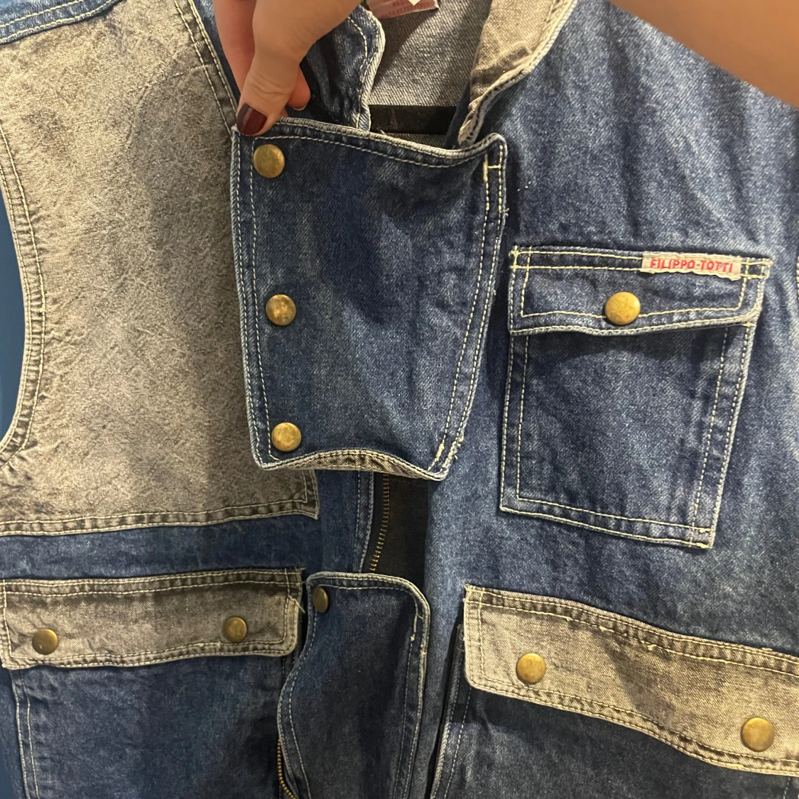Unik jeansväst  - 2