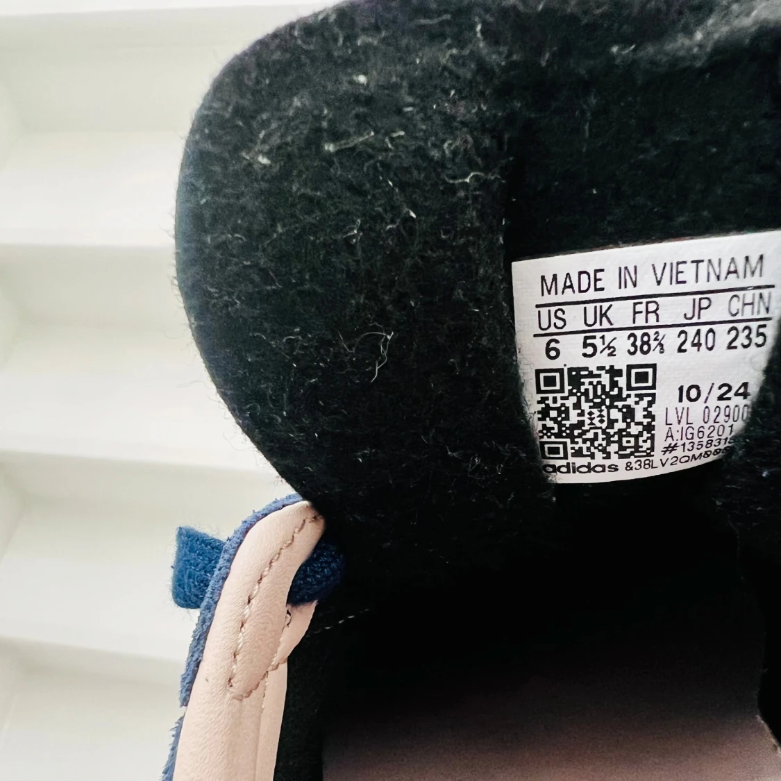 Adidas Gazelle blå sneakers strl 38 2/3 - 3