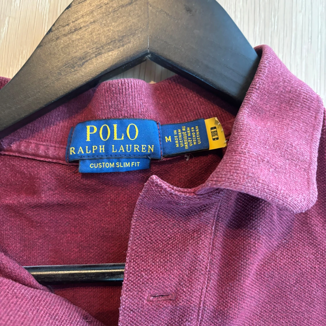 Vinröd pikétröja från Polo Ralph Lauren - 2