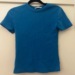 Blå t-skjorta från Zara - Blå t-skjorta från Zara. Storlek xs🩵