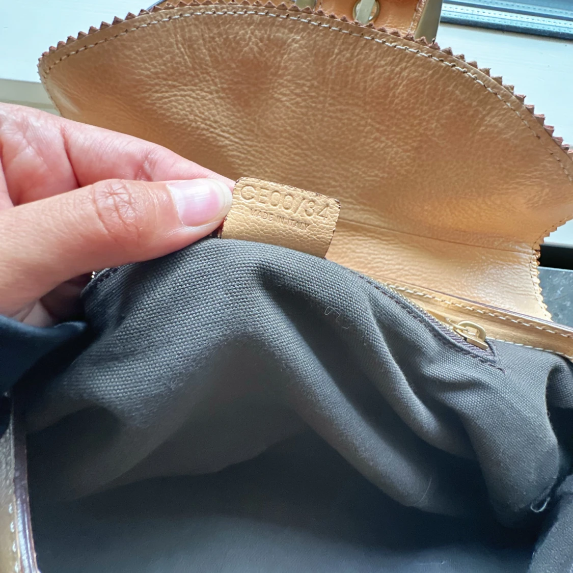 Vintage Beige handväska från Celine i skinn - 3