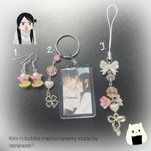 Kimi ni todoke smycken  - Priset är för allt men går också att köpa enskild💕  !KONTAKTA INNAN DU KÖPER, ifall de inte finns kvar🥹!  Man kan köpa genom Swish eller köp nu, med Swish är frakten 22kr. 