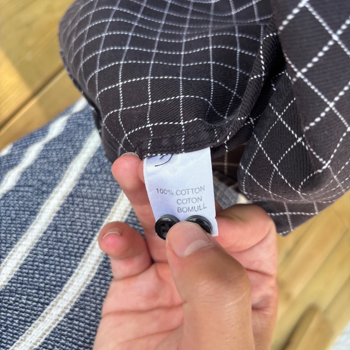 Svart rutig skjorta från Bläck XXL - 3