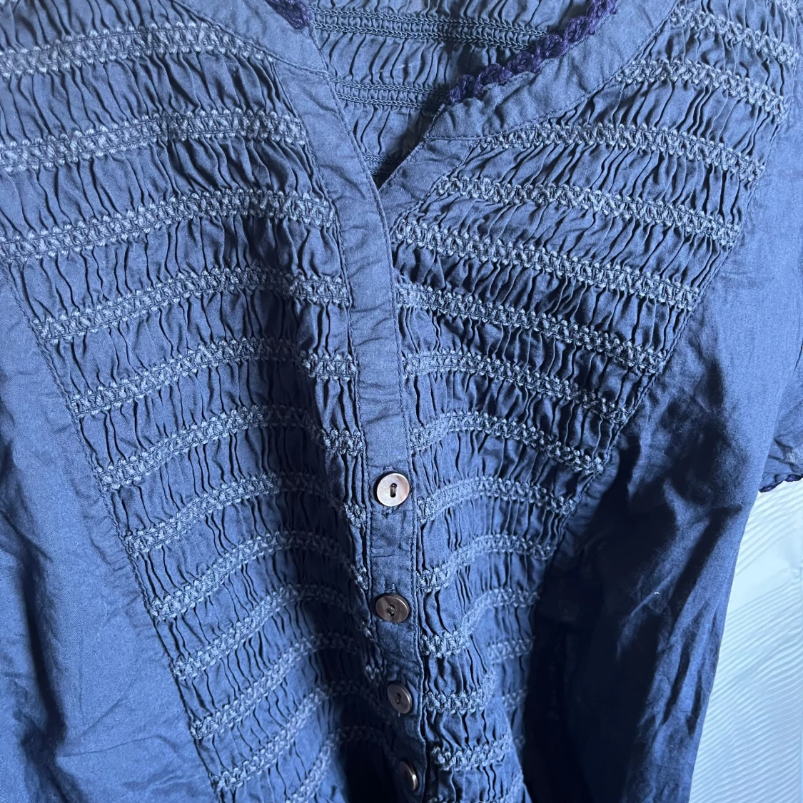 Marinblå kortklänning från off Molly - 3