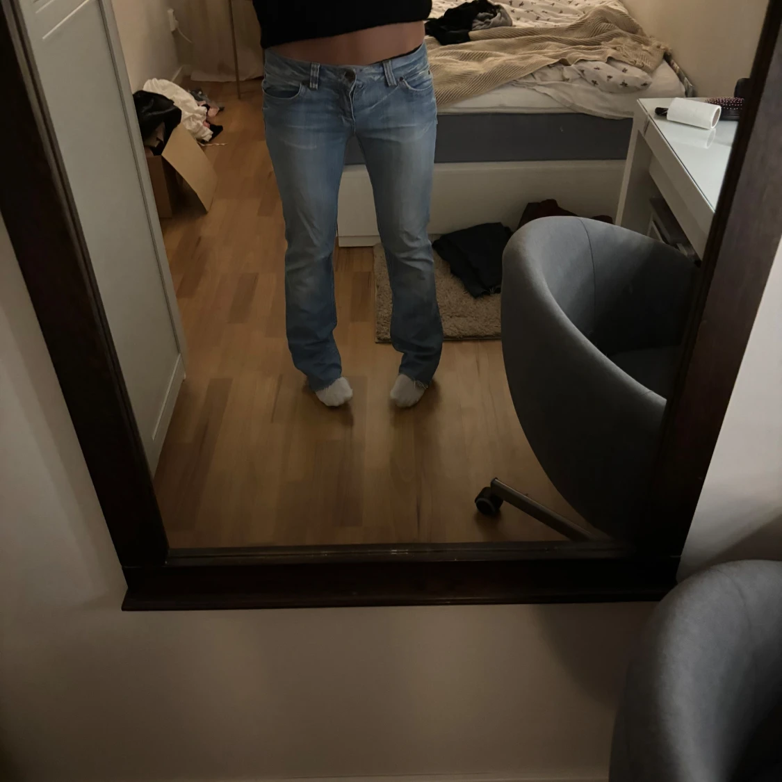Lågmidjade jeans  - 2