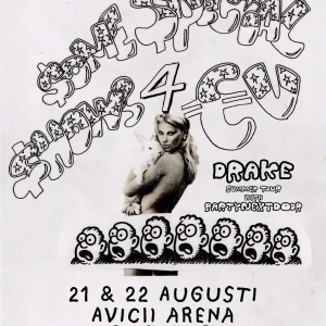 2x Biljetter till Drake & PARTYNEXTDOOR (fre 22 aug) - $ome $pecial $hows 4 EU turné. Drakes första konsert i Sverige sedan 2017. Med special guest PARTYNEXTDOOR.  Säljer två sittplatsbiljetter Plats vid gång, enkelt att komma och gå 💺Sektion A27, Rad 16, Plats 260-261  📍Avicii Arena - Arenaslingan 14, Stockholm 📆fre 22 aug. 2025 - kl 20:15  Biljetterna överförs i StockholmLive appen via AXS (!OBS! pris per biljett)