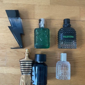 Säljer perfymer(kan byta vissa) säljer också styck - JPG elixir, parfymes de marley greenly, badboy cobalt,valentino green stravaganza, Zlatan EDP, och aqua di hip profindo men inte vanliga flaskan