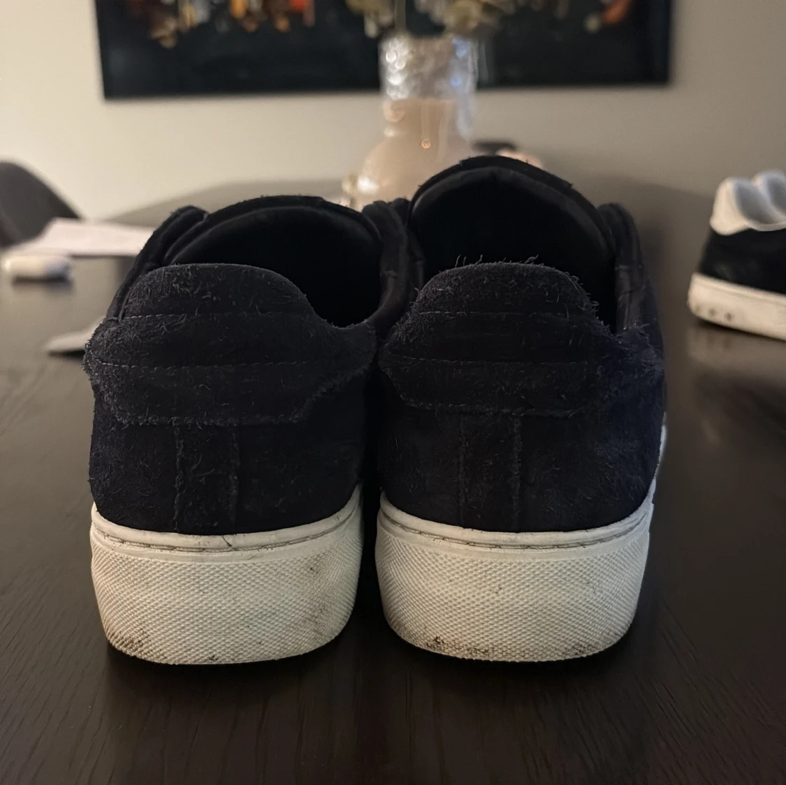 Blåa axel arigatos i bra skick storlek 42 - 4