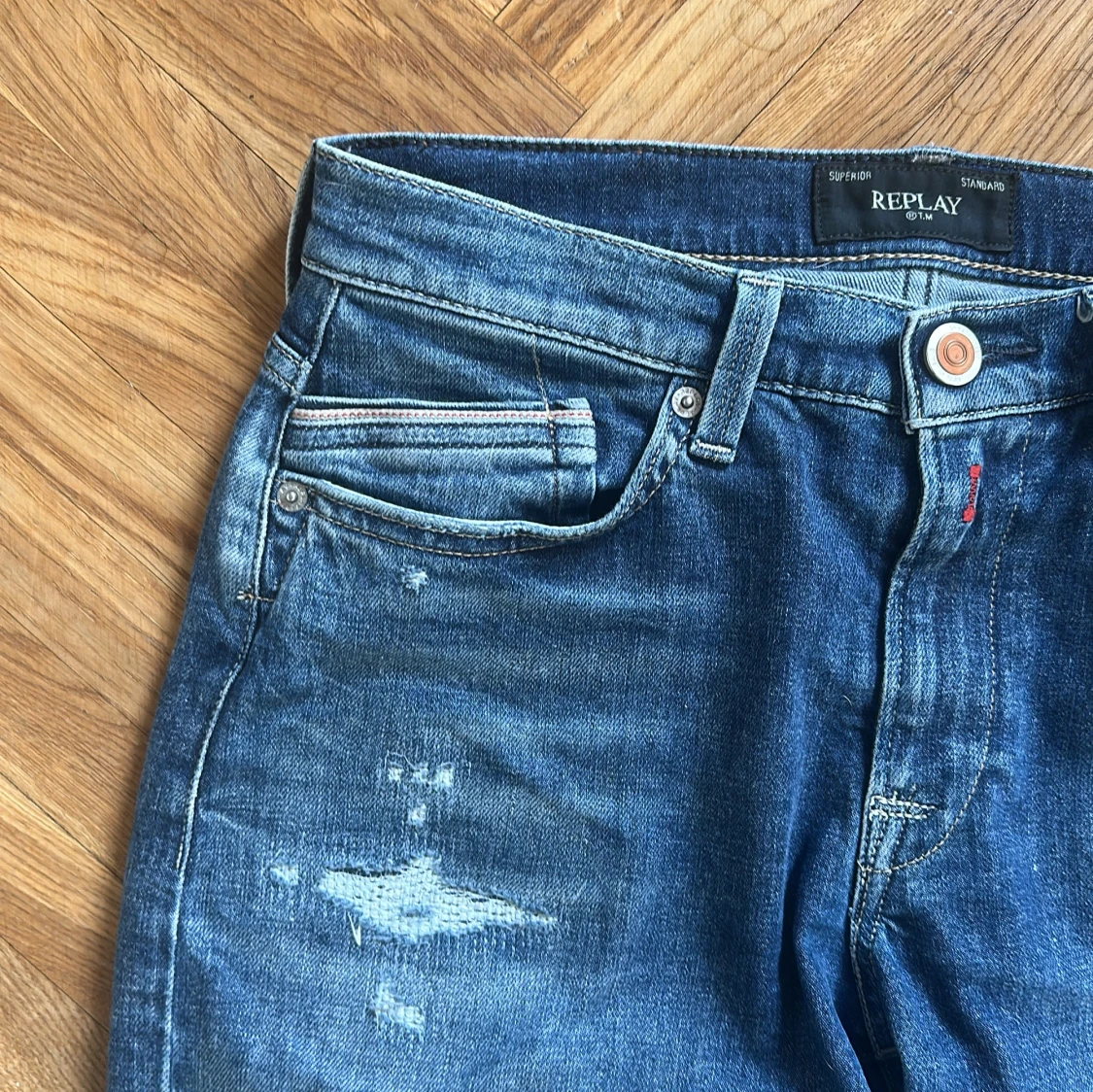 Replay Mini Waitom jeans med slitningar - 2