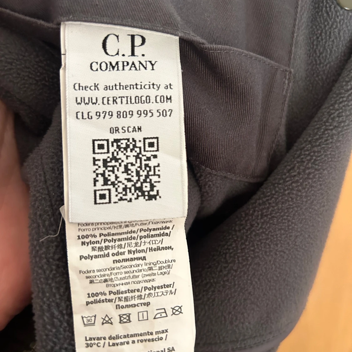 Khaki soft Shell jacka med goggles från C.P. Company - 2