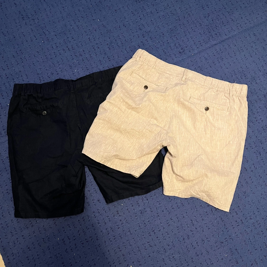 2-pack shorts i linne/bomull, stl L - 3