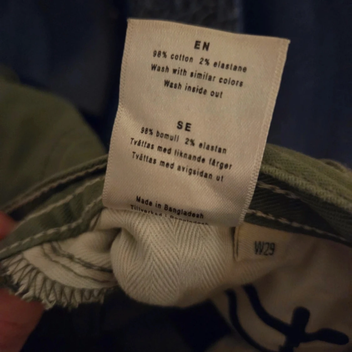 Olivgröna byxor från Dobber - 4