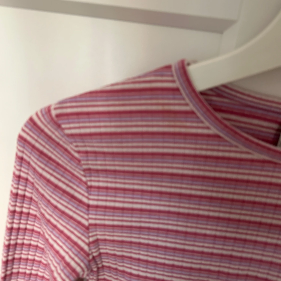 Randig rosa långärmad topp NLY Trend - 3