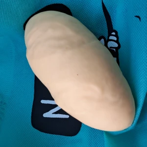 Mellan squishy - En melan squishy som är skön och beige