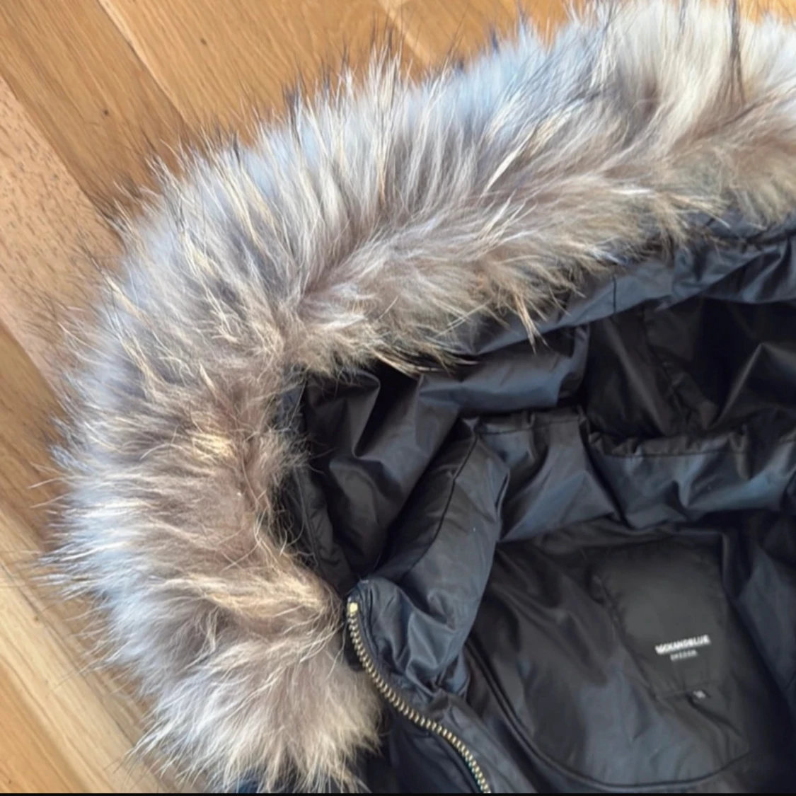 Svart dunjacka Rockandblue med fuskpäls - 1