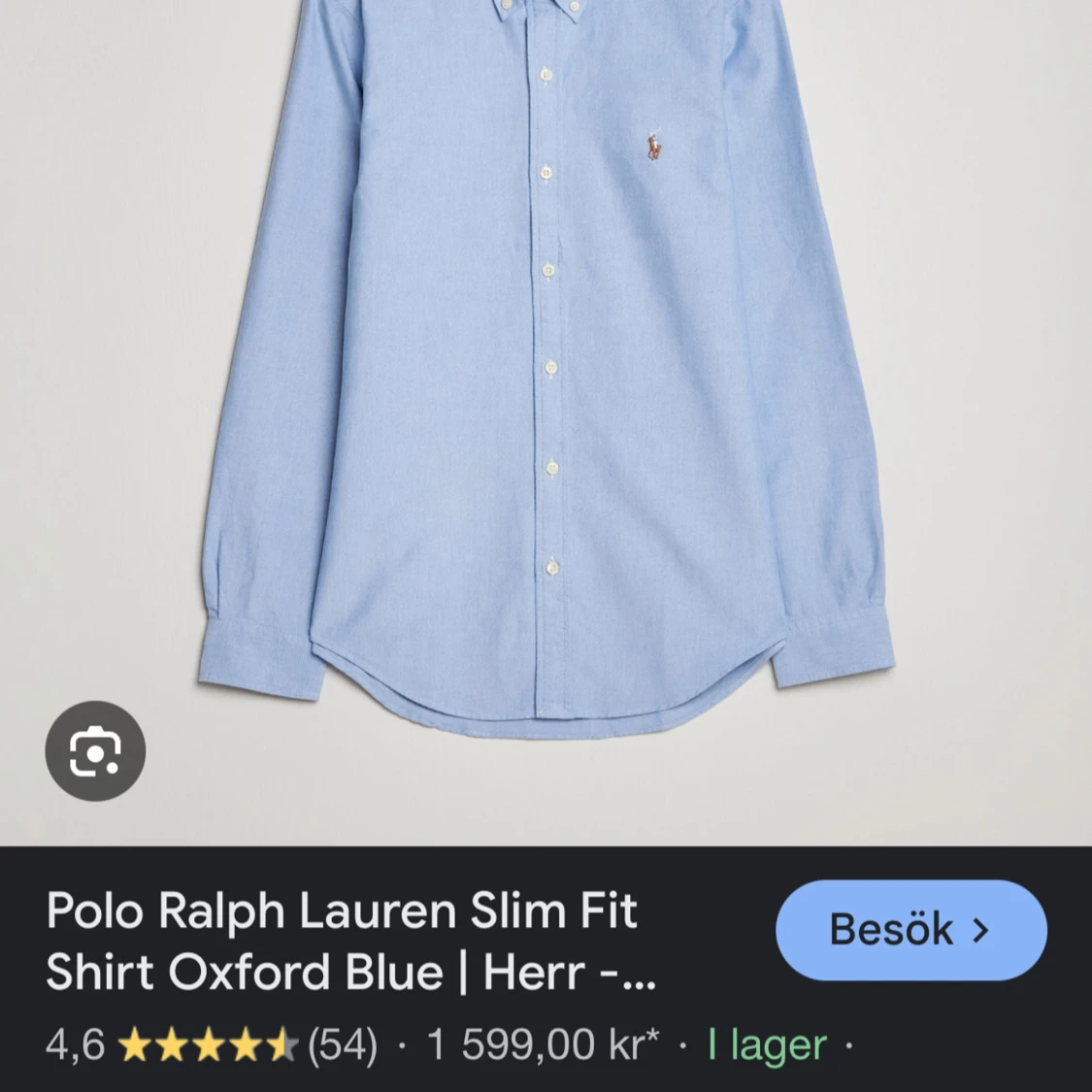 Blå oxfordskjorta frånRalph Lauren - 1