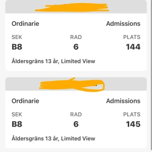 Tom Odell Live - Avicii Arena 2025 - Två biljetter till Tom Odells konsert på Avicii Arena, 8 november 2025. Sittplatser i sektion B8, rad 6, platser 144 och 145. Åldersgräns 13 år. 