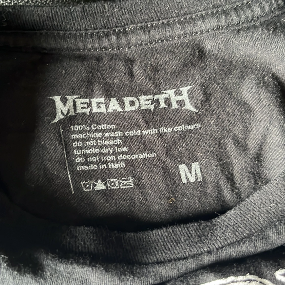 Svart Megadeth t-shirt med turnétryck - 2