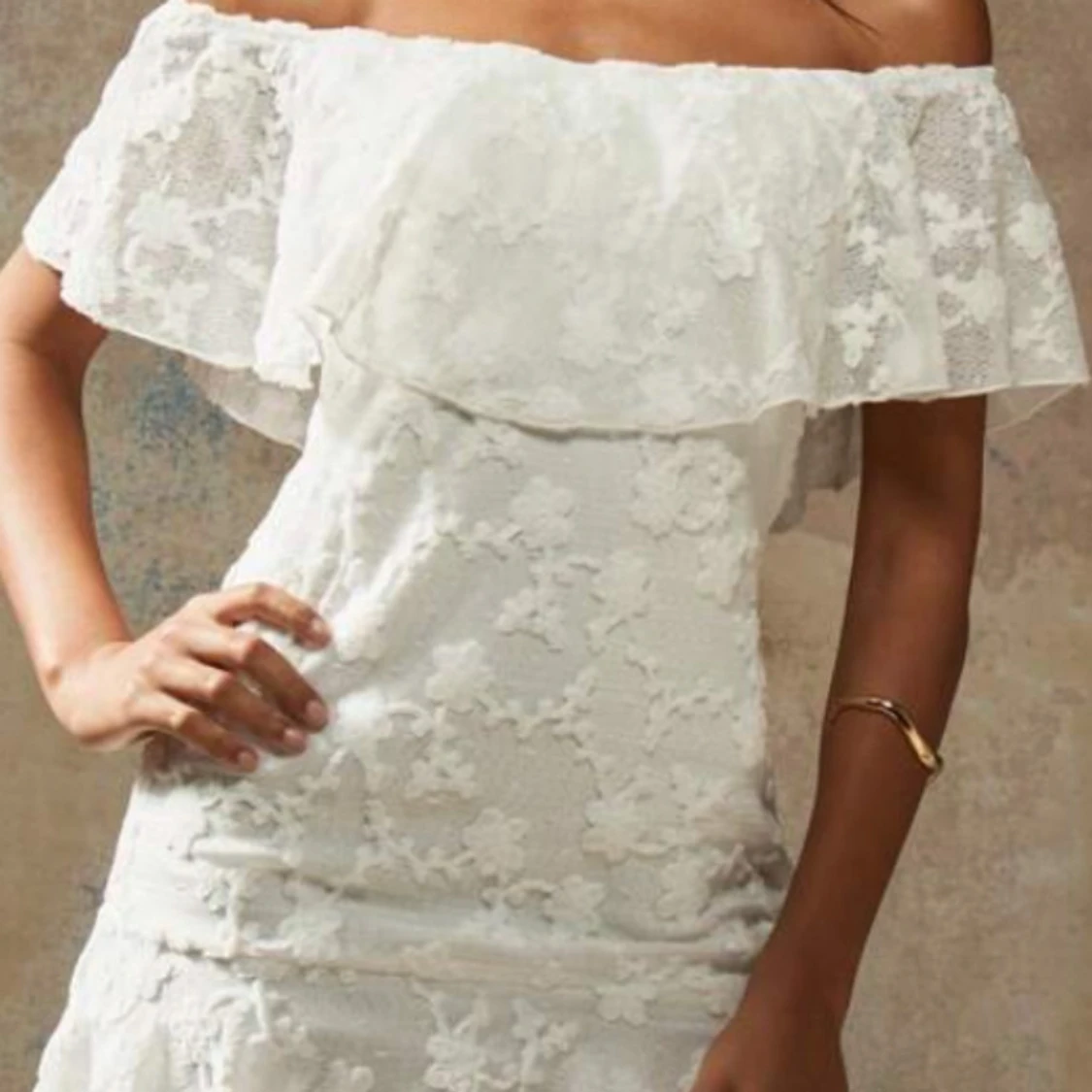 studentklänning med volang - 1