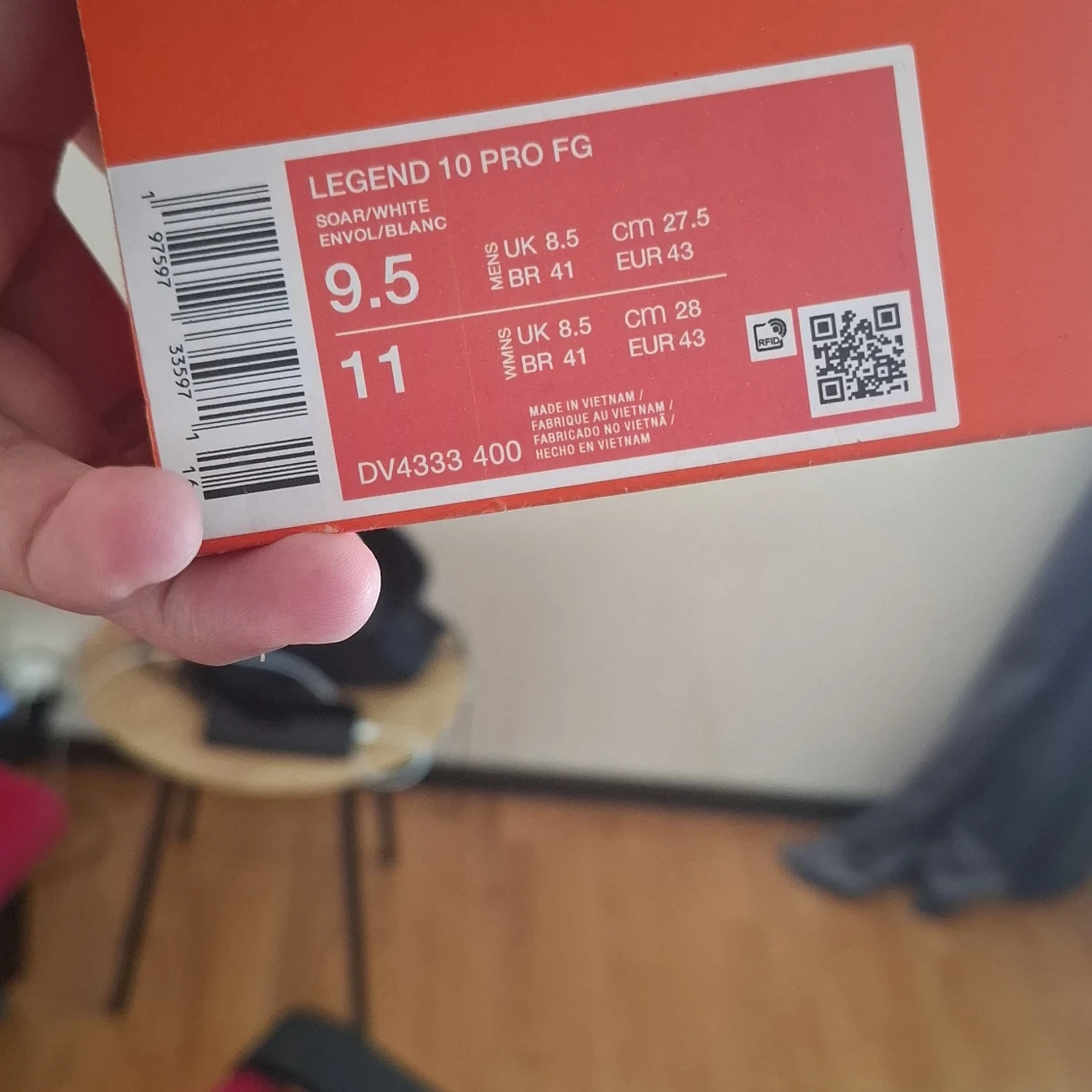 Nike Legend 10 Pro fotbollsskor "testade endast 1 gång" 1 gång - 2