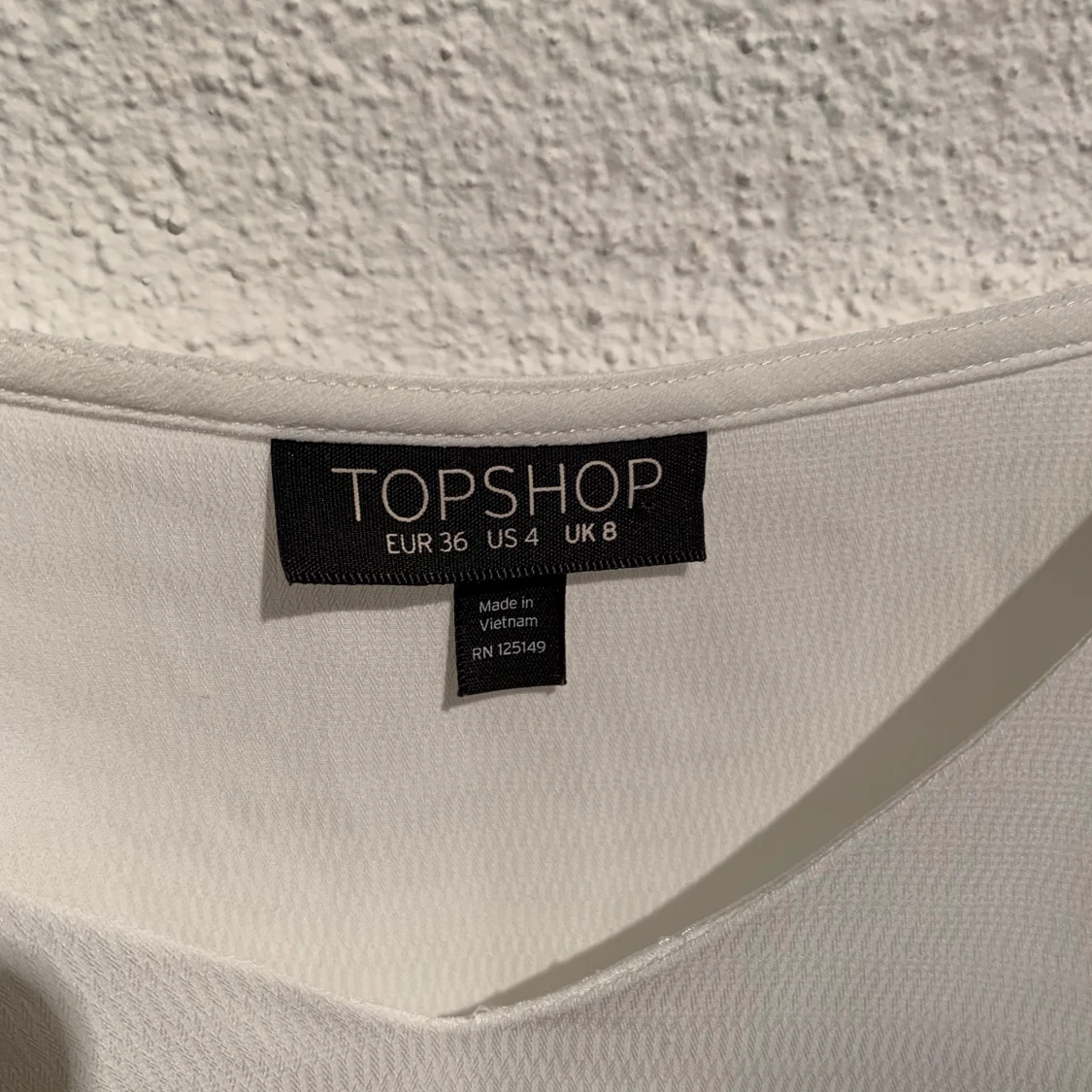 Vitt linne från topshop  - 1