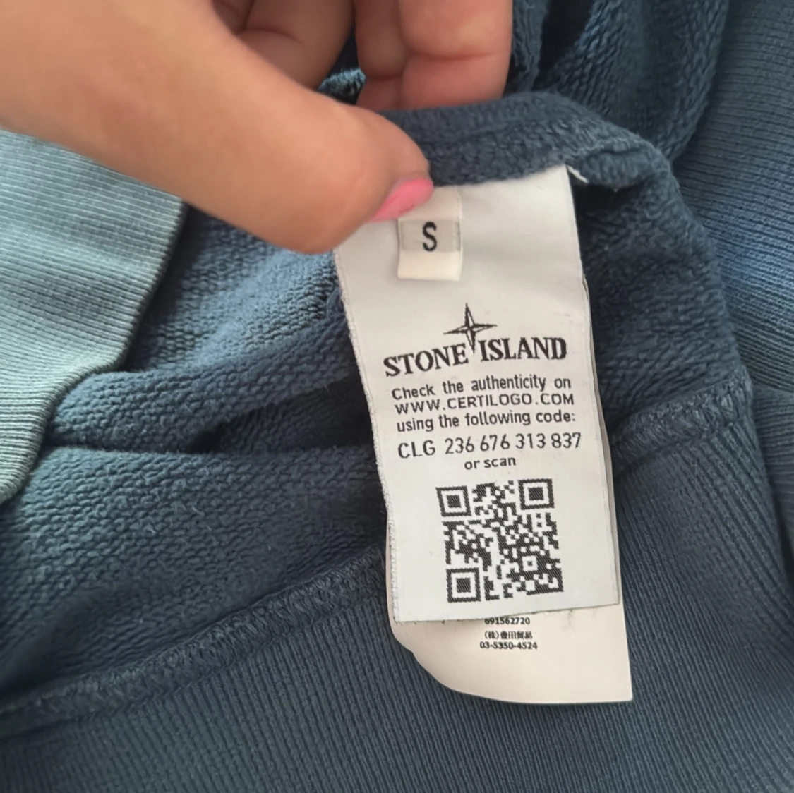 Blå sweatshirt från Stone Island - 2