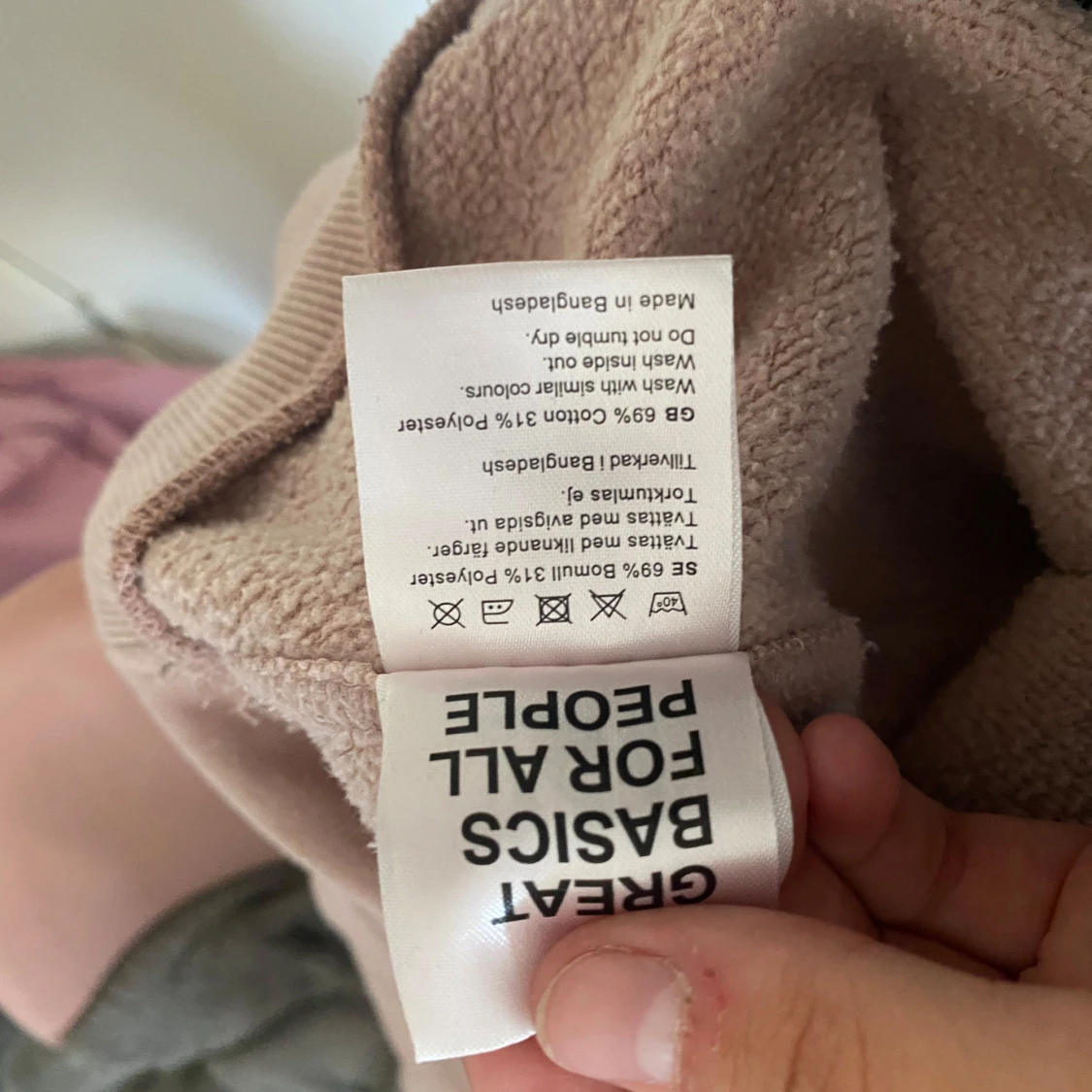 Beige half zip sweatshirt från 157 - 3