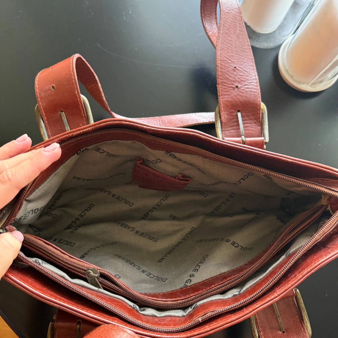 Brun axelväska från Dolce & Gabbana - 2