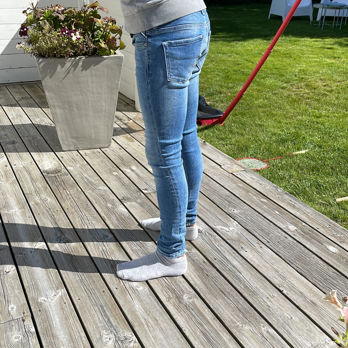 Replay skinny jeans i ljusblå denim - 1