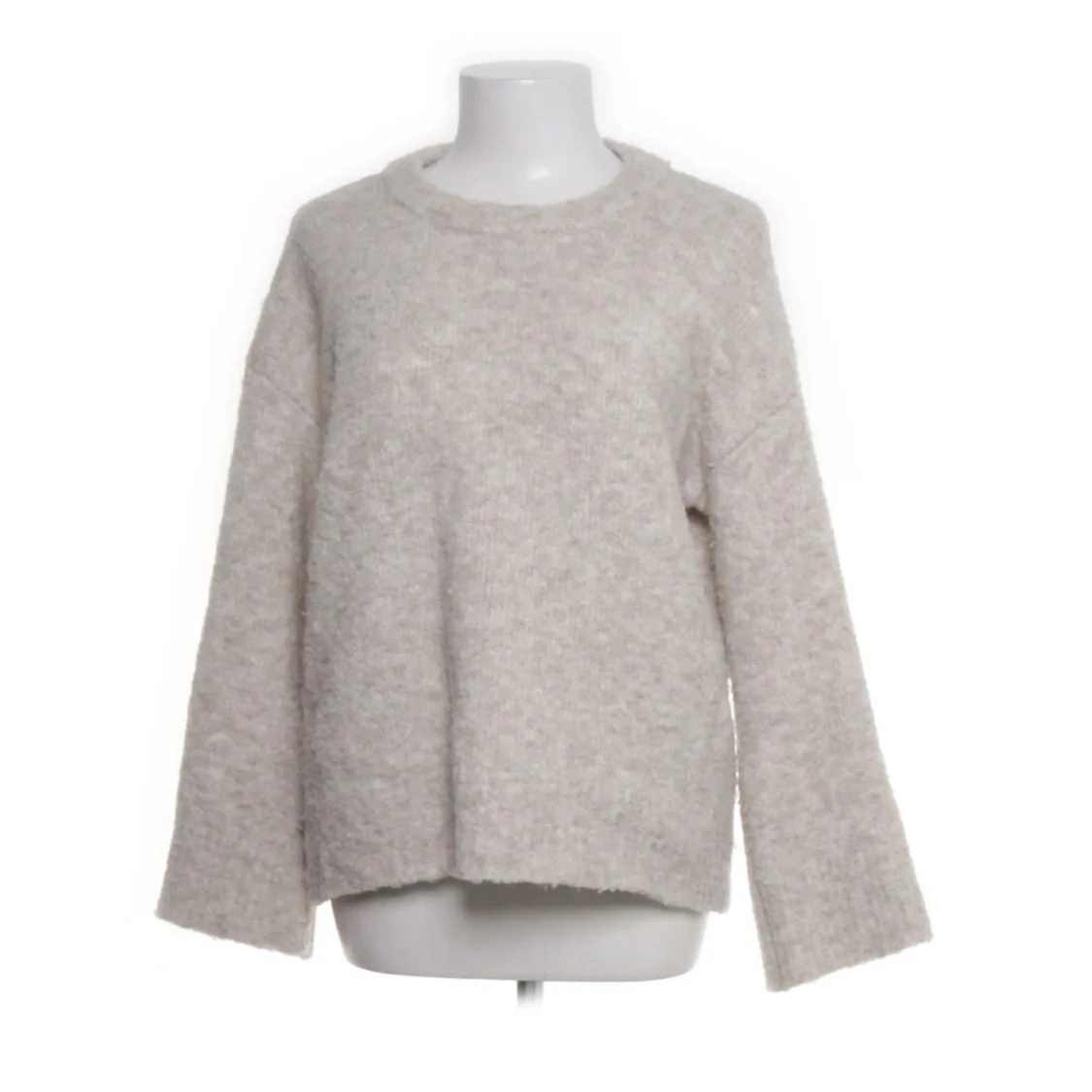 Beige stickad tröja 