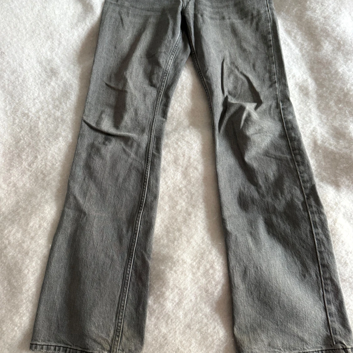 Gråa bootcut jeans - 2