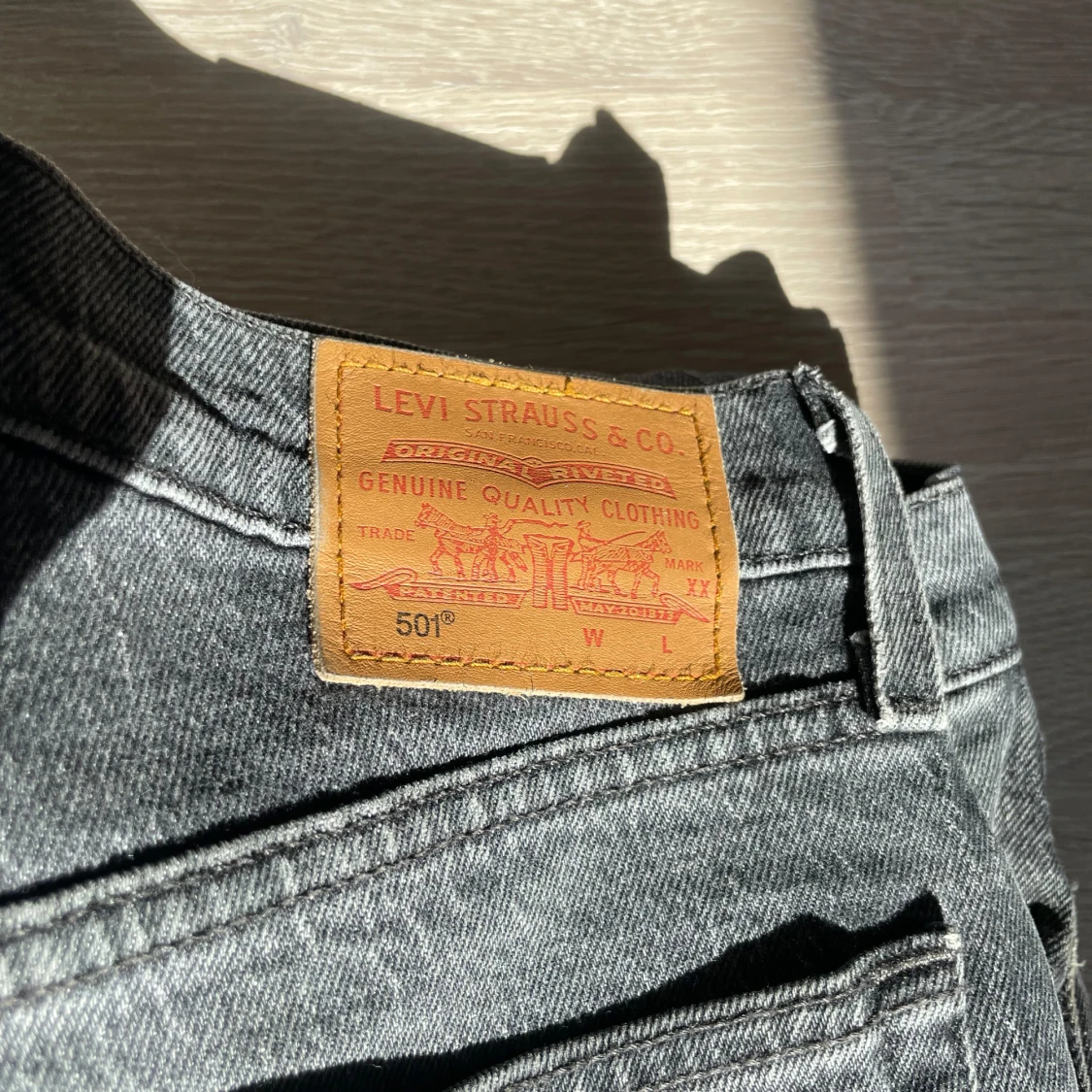 Levi's 501 jeans ljusblå & gråsvart - 1