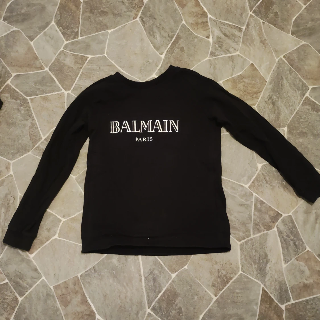 Svart sweatshirt från Balmain Paris
