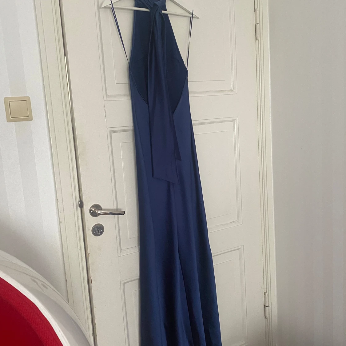 Marinblå långklänning från Zara - 4