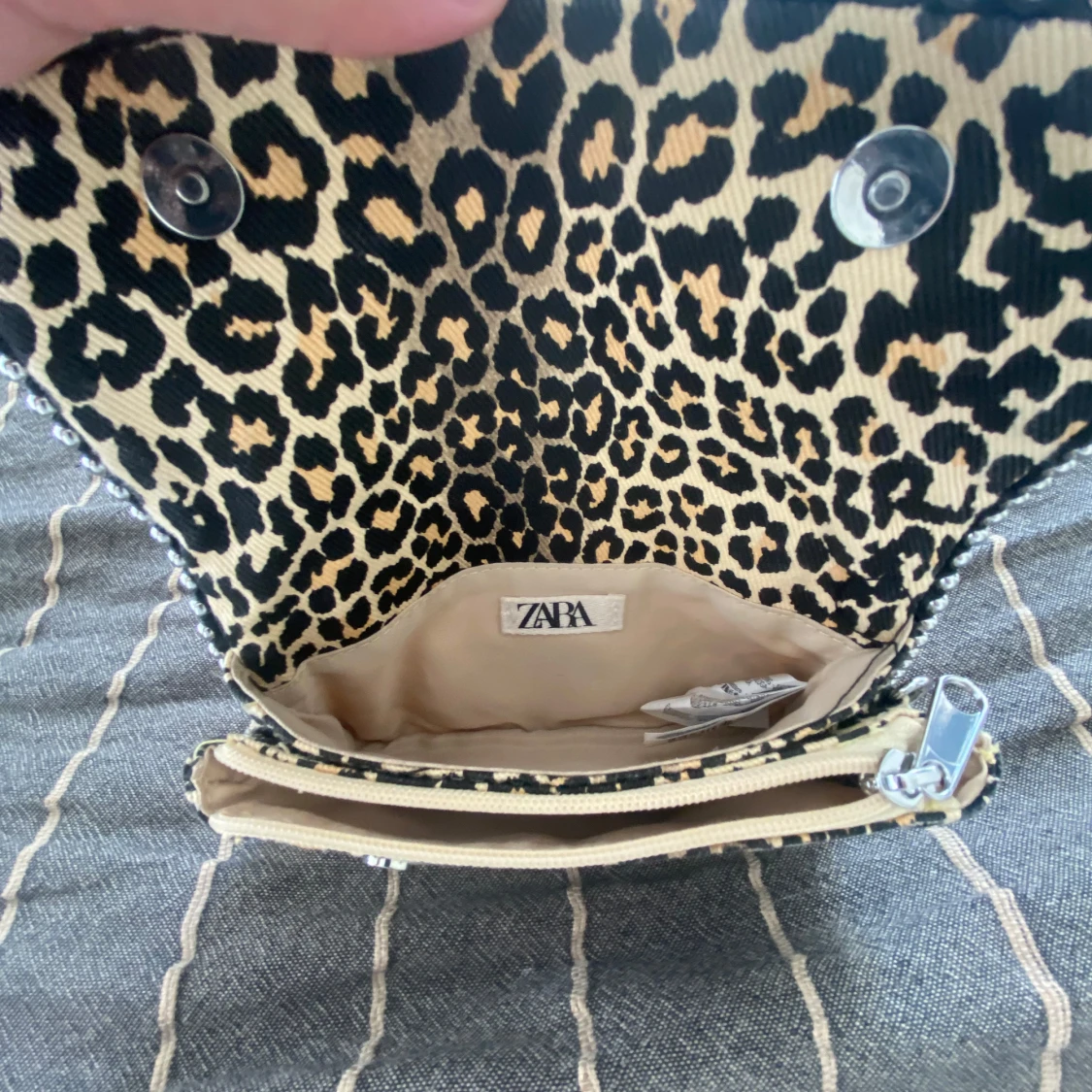 Leopardmönstrad axelväska från Zara - 2