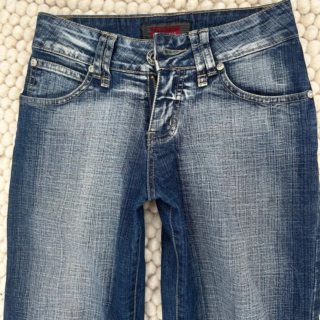 Lågmidjade vintage jeans - 3