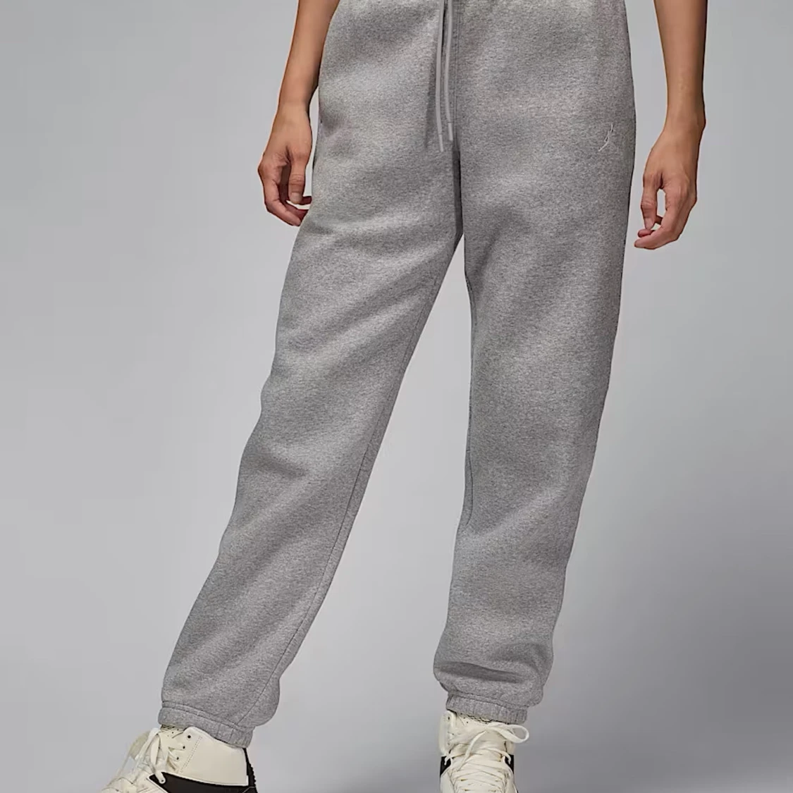 Grå Jordan mjukisbyxor med snörning