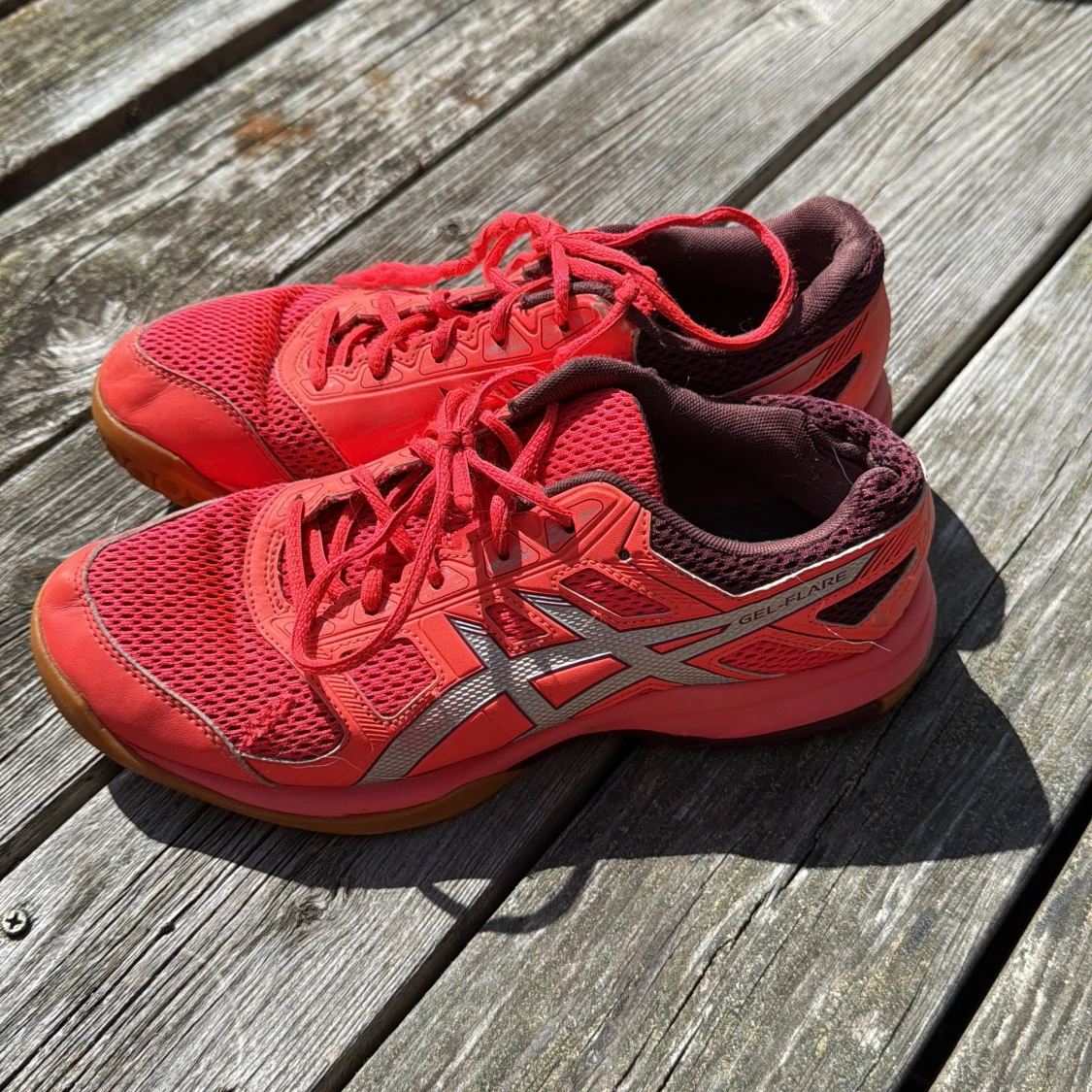 Rosa Asics Gel-Flare sneakers strl 40 - 2