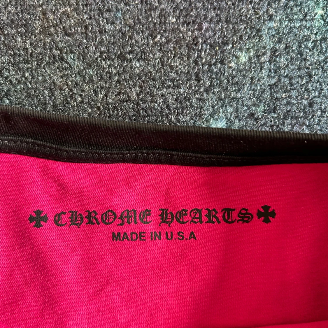 Chrome Hearts långärmad tröja rosa/svart - 2
