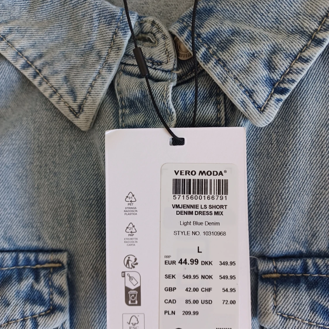 Ljusblå jeansklänning från Vero Moda - 3